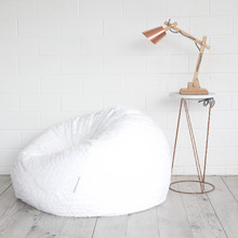 100cm Cloud Faux Fur Beanbag Cover